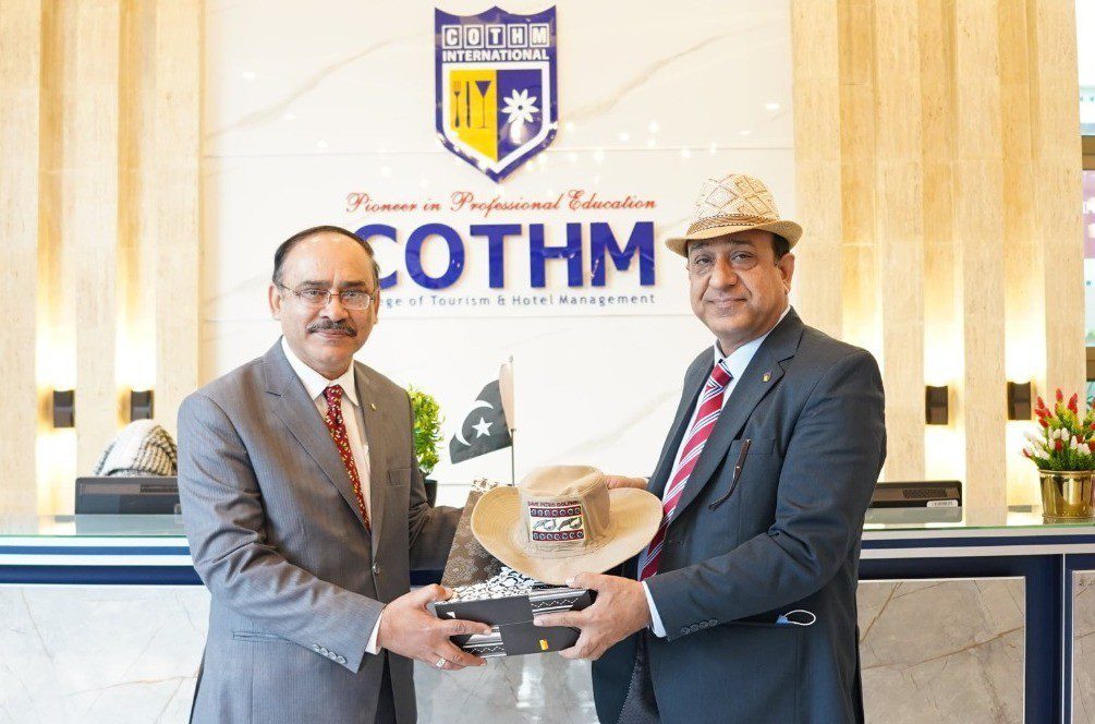 STFP President Aftab Rana visits COTHM’s flagship campus