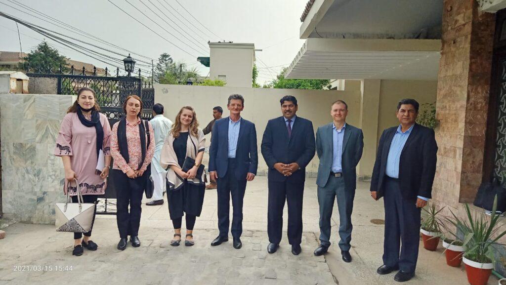 Punjab Tourism Secretary Ehsan Bhutta meets Hungarian Ambassador Bela Fazekas