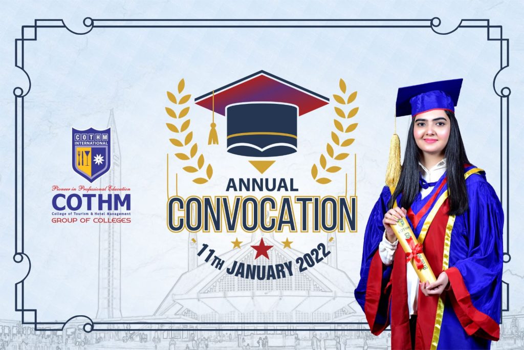 COTHM Islamabad to hold annual convocation on 11th of January