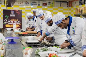 COTHM's students busy in World Pizza Day competitions