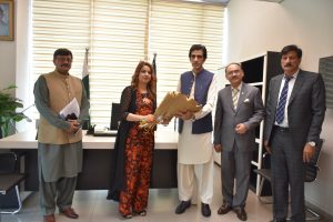 Awn Chaudhry's welcome at PTDC