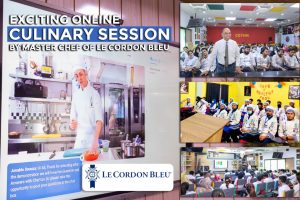 Le Cordon Bleu Master Chef Ian talk to COTHM students