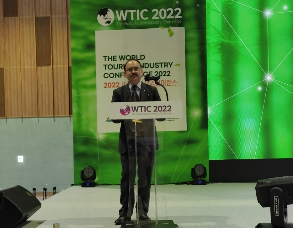 PTDC MD Aftab Rana talks on ‘Future Tourism Strategies’ in Korea