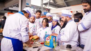 Participants use Sufi Cooking Oil at COTHM's inter-campuses competitions at Iftech Exhibition
