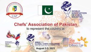 Pakistan to shine at Global Chefs Challenge, Philippine Culinary Cup, Worldchefs Asian Presidents Forum in Philippines