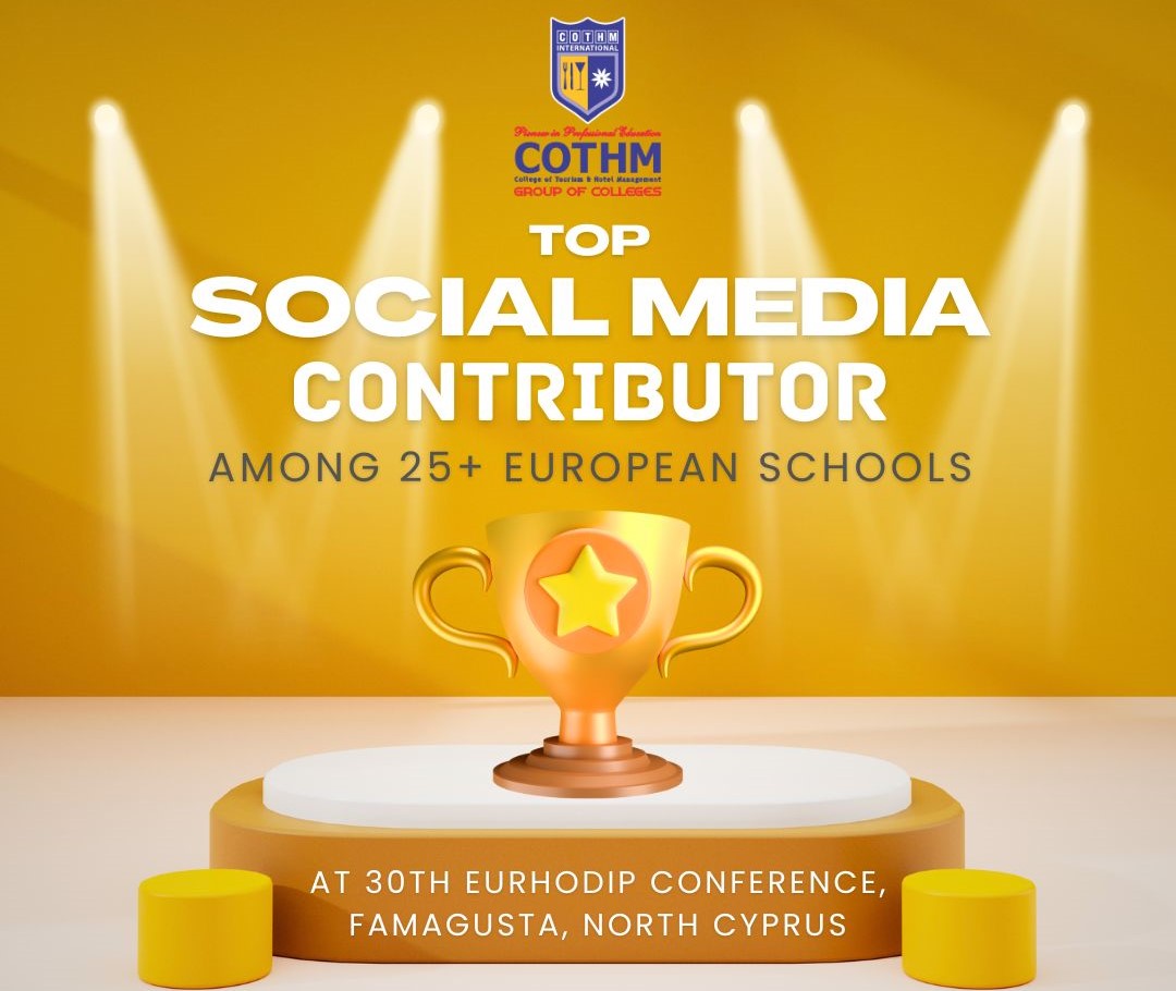 COTHM receives prestigious 'Top Social Media Contributor' Award at 30th