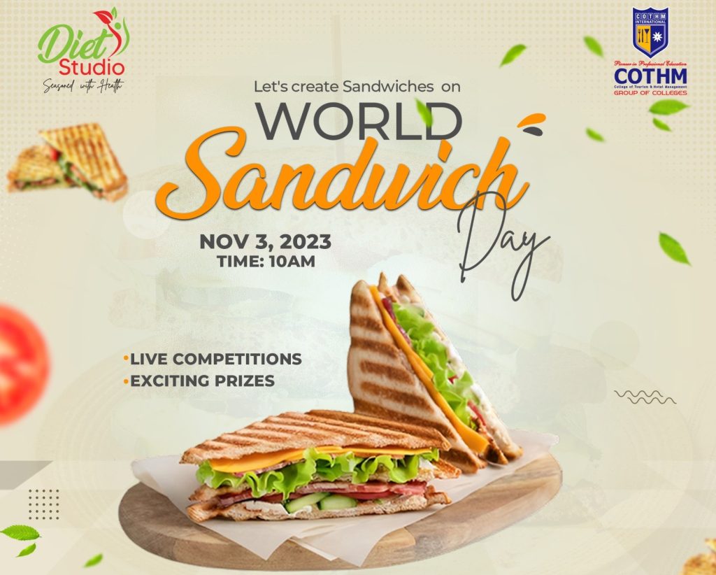COTHM & Diet Studio celebrates International Sandwich Day