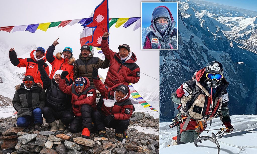 Nepalese team makes history, scales K2 in winter