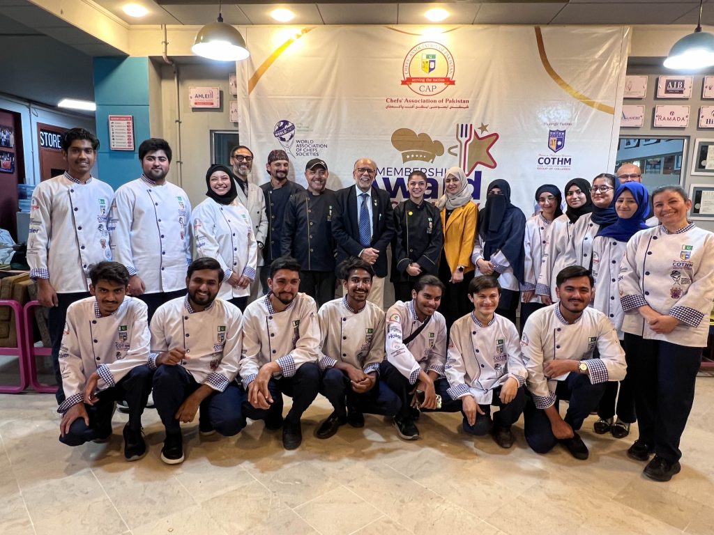 A Proud Moment for COTHM Islamabad: Culinary Students Join the Chef’s Association of Pakistan