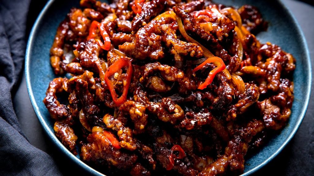 Gosht Ke Sev,Crispy Shredded Meat