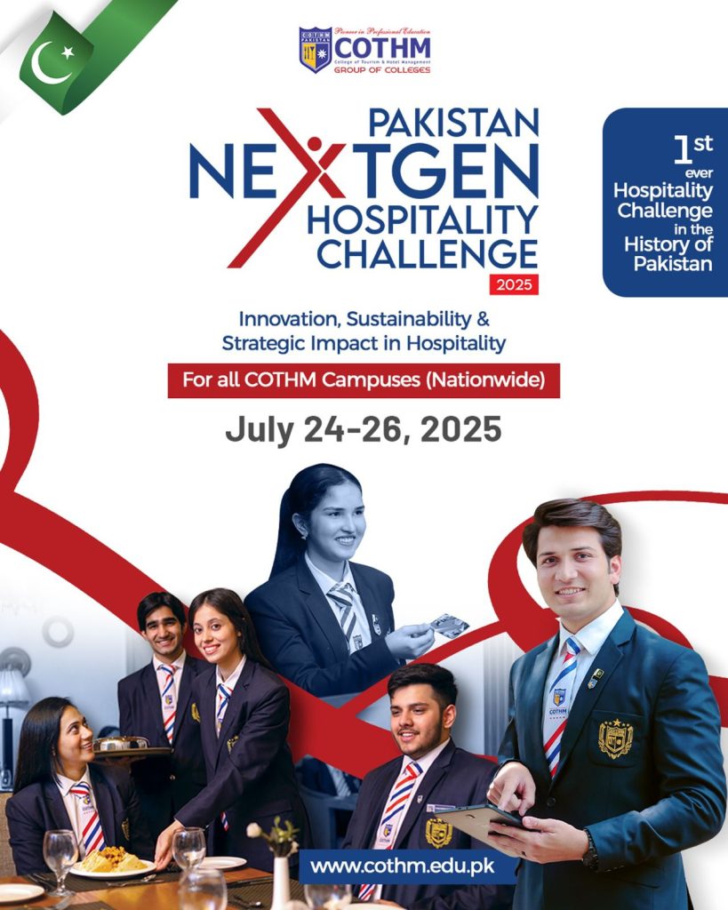 COTHM Pakistan Empowers Future Hoteliers Through Competitive Excellence