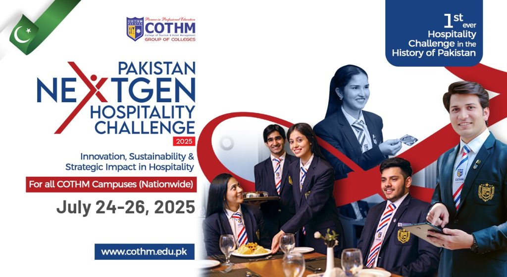 COTHM Pakistan Empowers Future Hoteliers Through Competitive Excellence