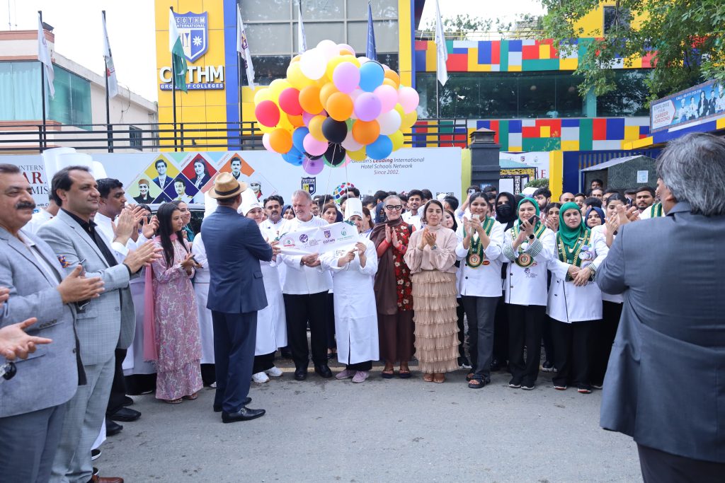 Symbolic Balloon Release Marks the Launch of Pakistani Cuisine Day