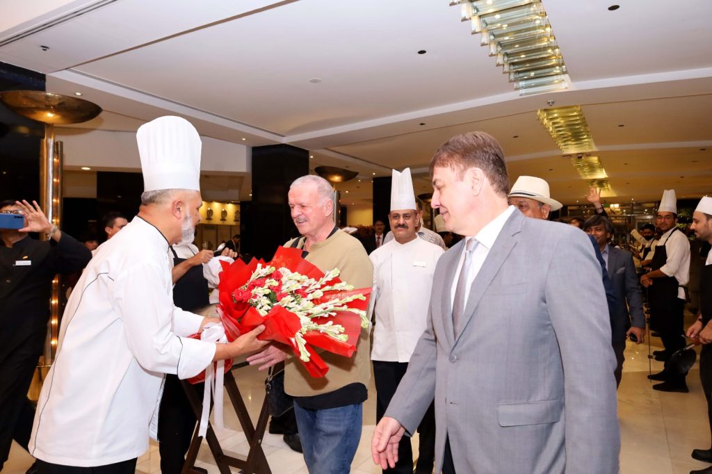Ahmad Shafiq Welcomes Dr. Rick Stephen at Pearl Continental Hotel Lahore