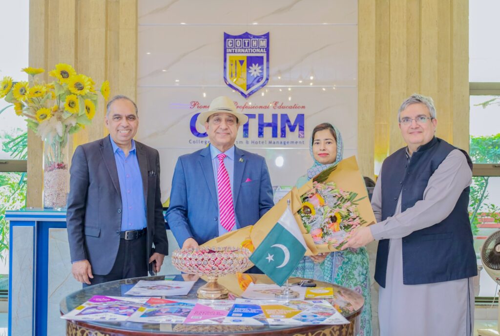 PEEF CEO Visits COTHM Lahore to Strengthen Educational Collaboration