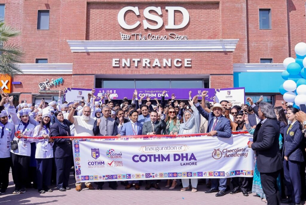 National Coordinator to PM on Tourism Sardar Yasir Ilyas Khan inaugurates COTHM’s state-of-the-art DHA Campus in Lahore