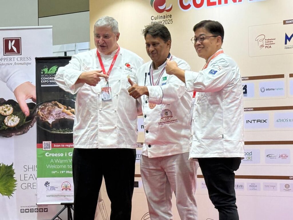 Chef Tippu Imran leads Team Chefs Association of Pakistan & COTHM to Success at Culinaire Malaysia 2025
