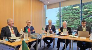 EURHODIP President Paulo Reves with EURHODIP Team