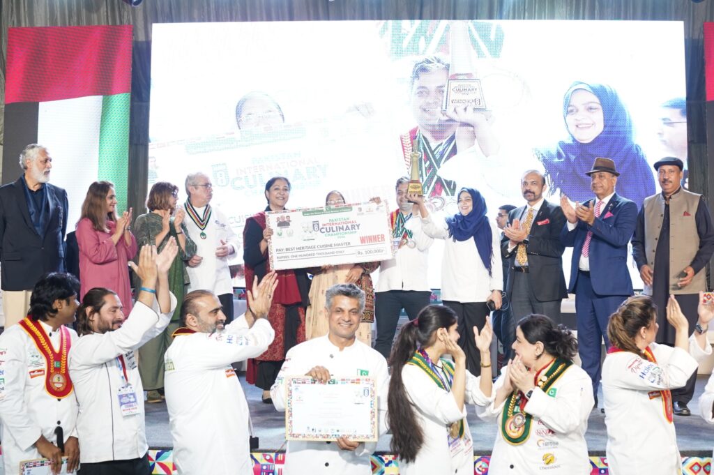 Ali Raza Revives Tradition, Wins Heritage Cuisine Master Title at Pakistan International Culinary Championship