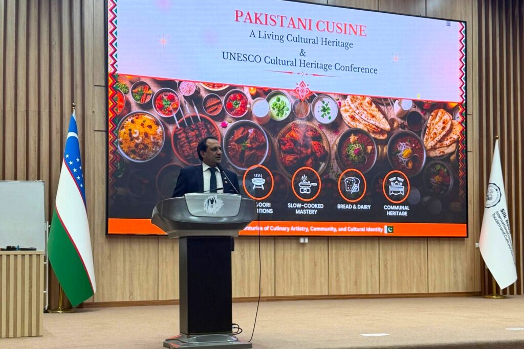 Pakistan Shines in Samarkand, Uzbekistan: Mian Shahid Mehmood Represents Nation at UNESCO Culinary Heritage Conference