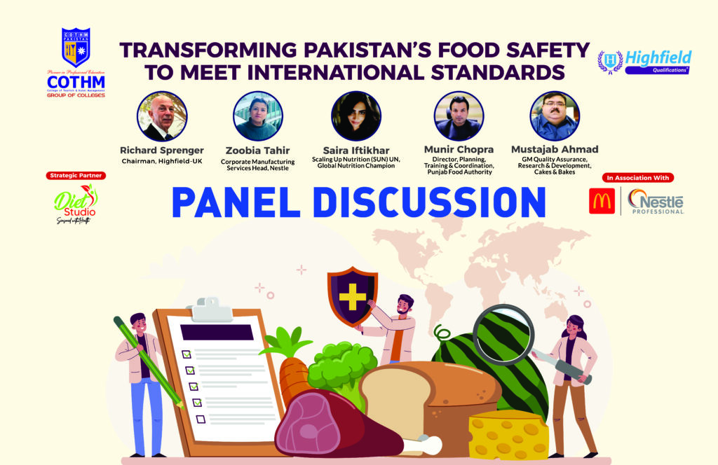 COTHM Hosts Panel Discussion on Transforming Pakistan’s Food Safety to Meet International Standards