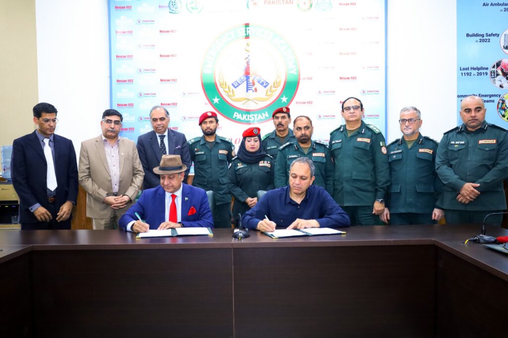 COTHM Pakistan Signs MoU with Emergency Services Academy 1122 to Strengthen Safety and Professional Training