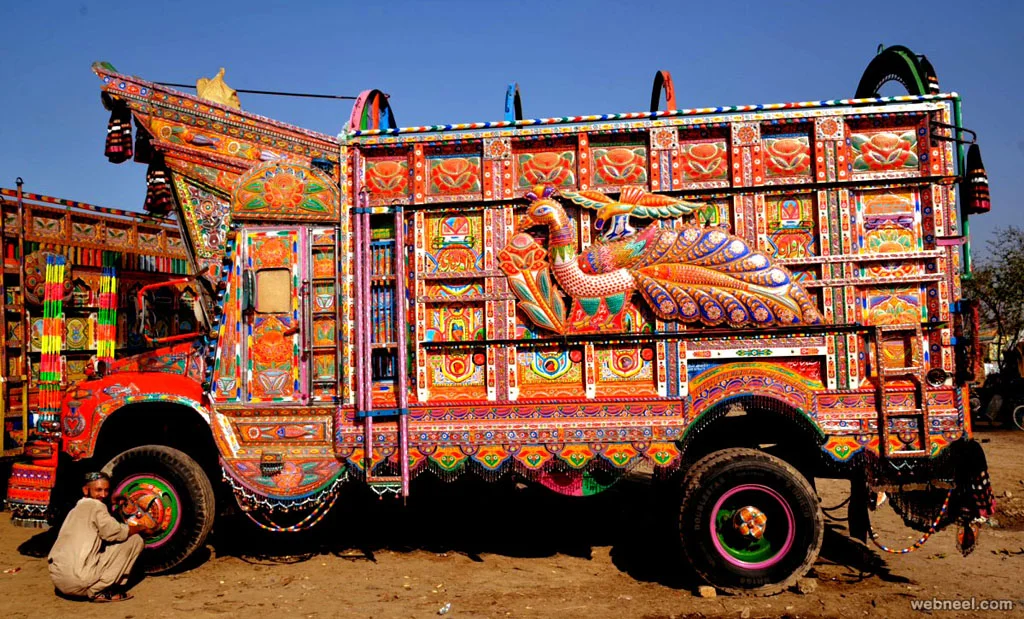 Pakistani Truck Art Captivates the World with Color and Creativity