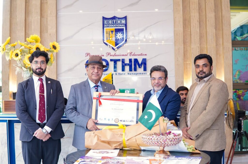 COTHM Pakistan Hosts Sabre Country Director to Inspire Future Tourism Professionals