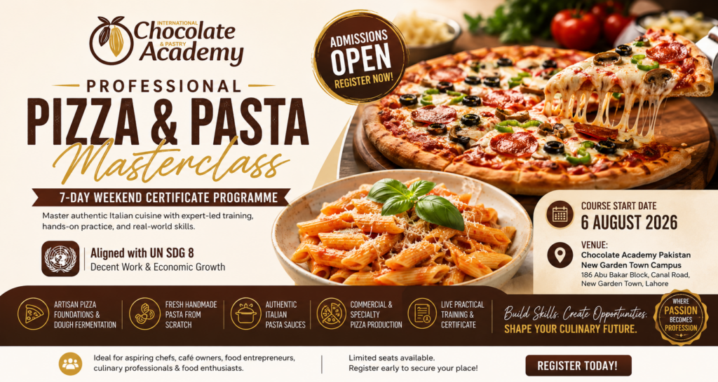 Master the Art of Italian Cuisine: Admissions Open for Chocolate Academy’s Pizza & Pasta Masterclass