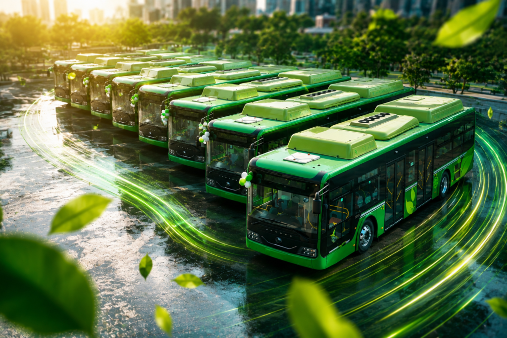 Punjab Expands Green Bus Service to Six More Districts in Major Public Transport Boost