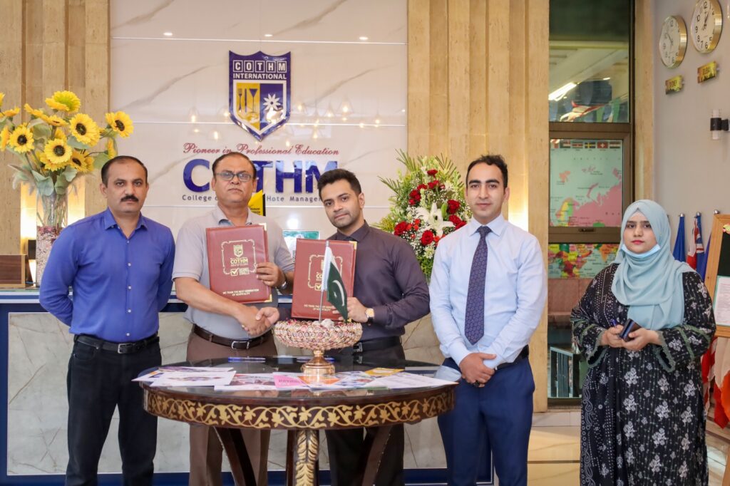 COTHM Pakistan Signs Strategic MoU with Sweet Affairs Pakistan to Expand Student Career Opportunities