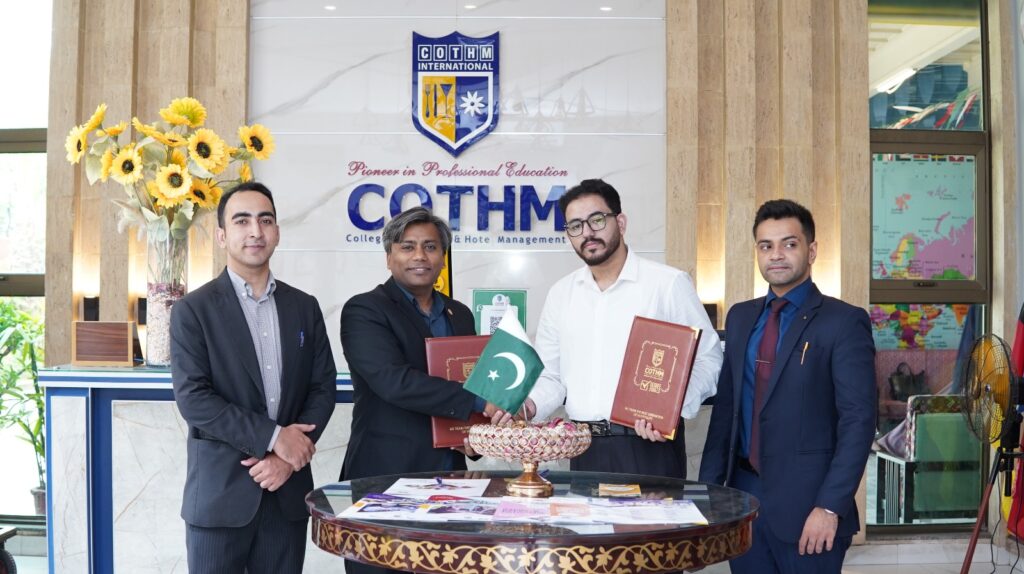COTHM Pakistan Signs Strategic MoU with The Hungry Bare to Expand Student Career Opportunities