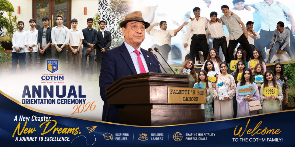 COTHM Grand Orientation Ceremony 2026 Welcomes Future Hospitality Professionals
