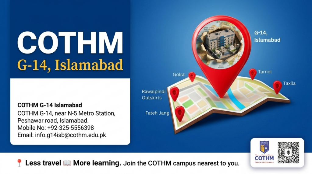 COTHM G-14 Islamabad Sets a New Standard for Culinary Education in Pakistan