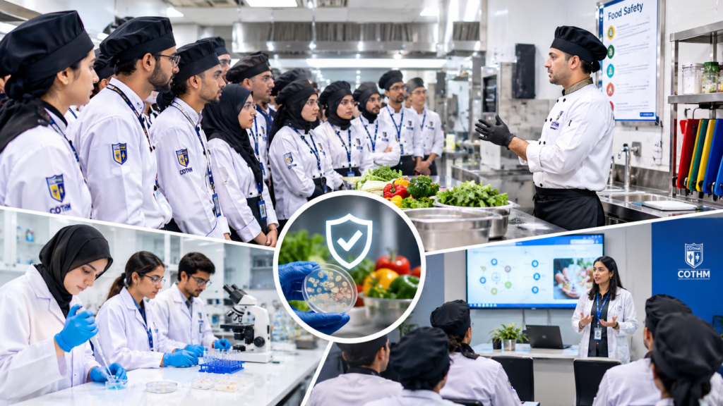 COTHM Cavalry Ground Students Gain Practical Food Safety Experience
