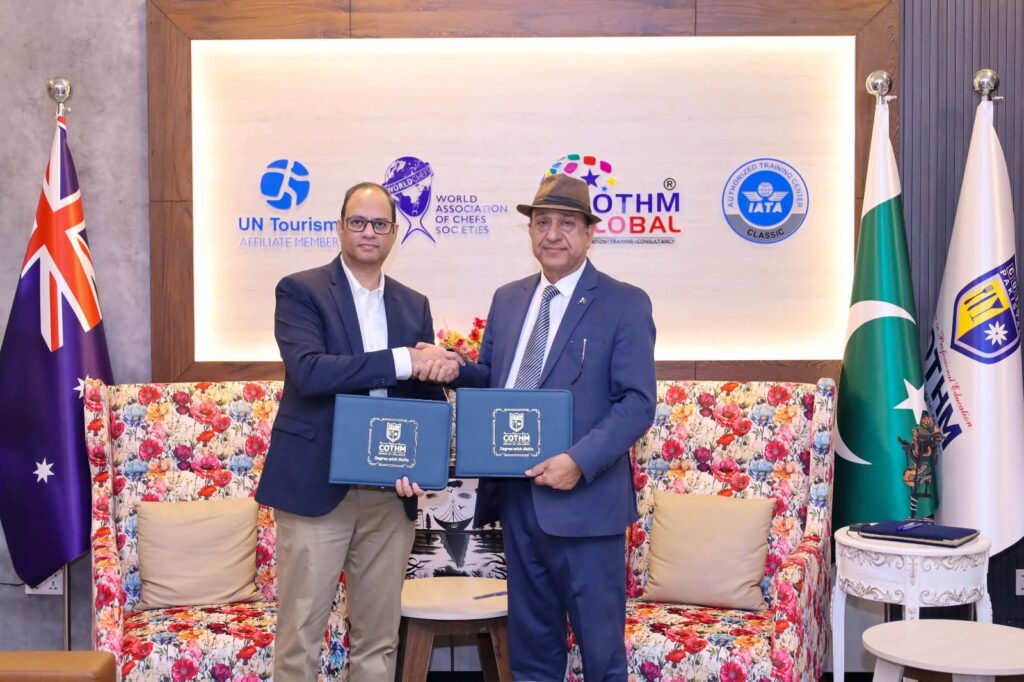COTHM Pakistan Signs MoU with Travelport to Become an Authorized Training Partner