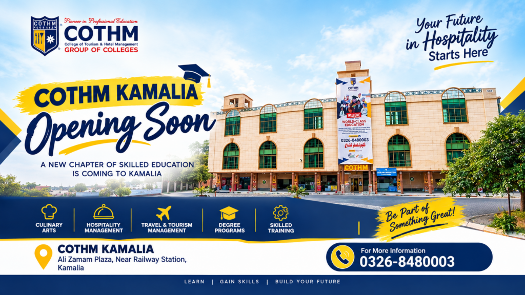 COTHM Kamalia Opening Soon with World-Class Skill-Based Education