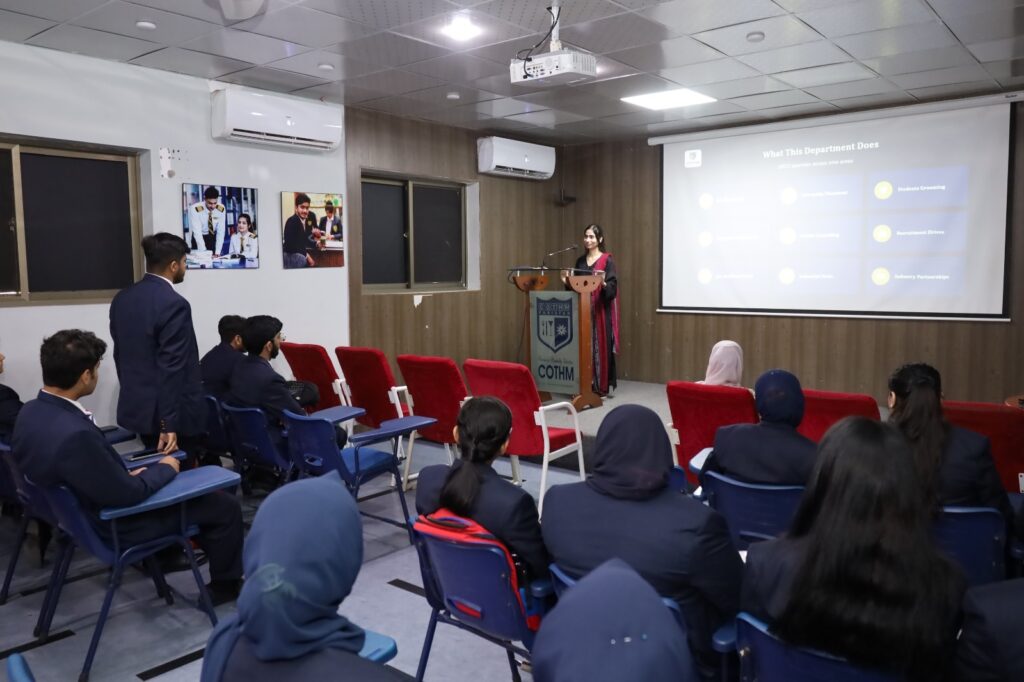 COTHM Department of Employability and Career Services Hosts Orientation Session for New Hospitality Batch