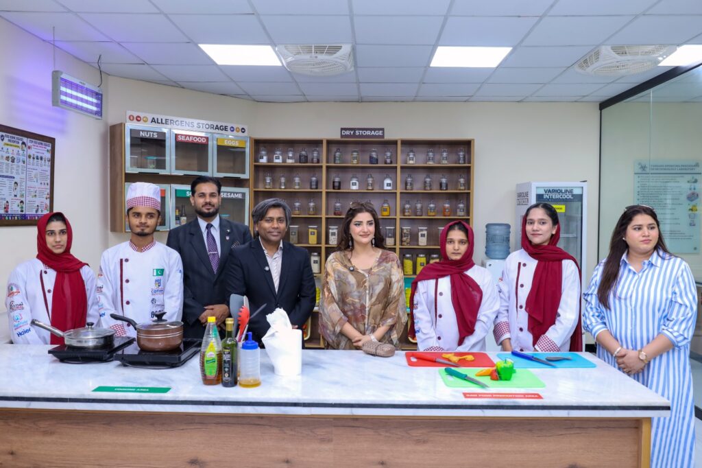 Actress and Influencer Aliya Ali Visits COTHM Food Safety Lab to Explore Practical Training