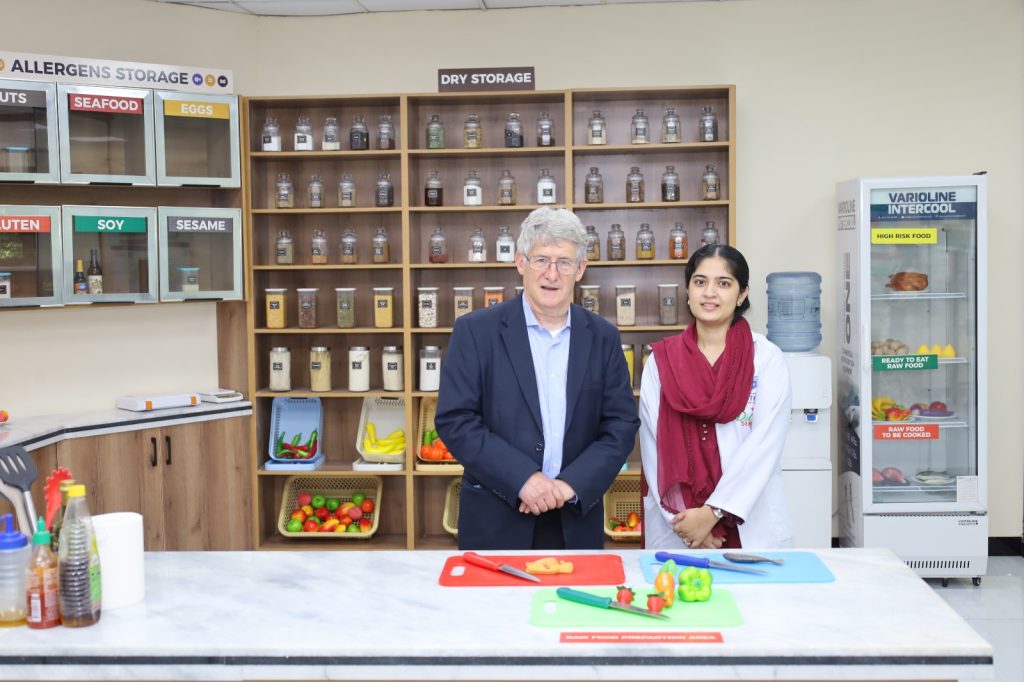 Renowned Worldchefs Pastry Expert Gilles Visits COTHM Garden Town Food Safety Lab