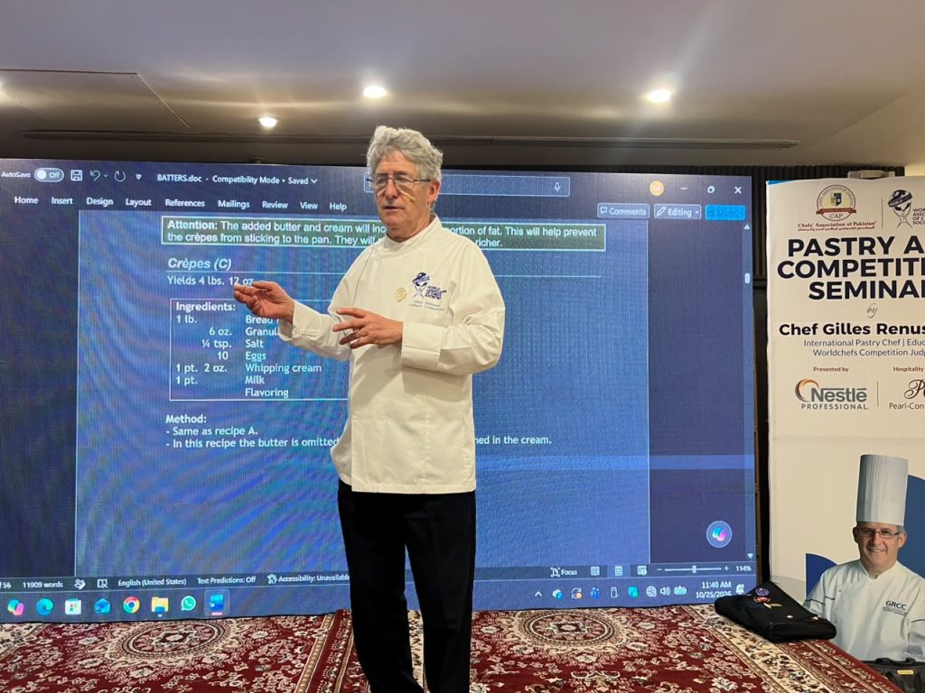 Day Two of Pastry Arts Competition Seminar Advances Professional Skills of Pakistani Chefs
